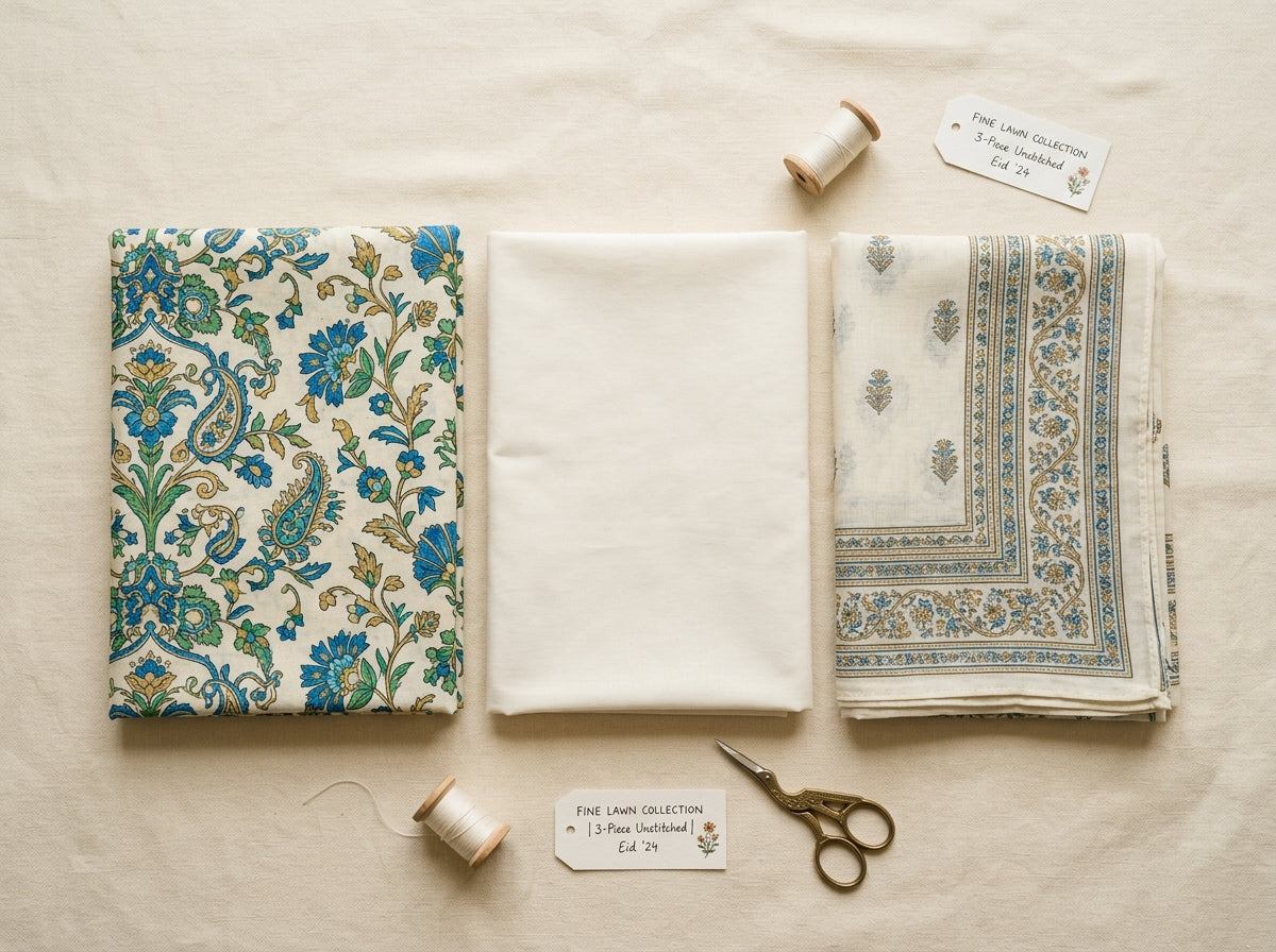 Premium Lawn Fabric (Unstitched)